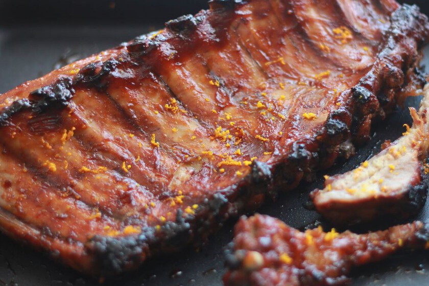 Costillas al horno al estilo americano de Lousiana