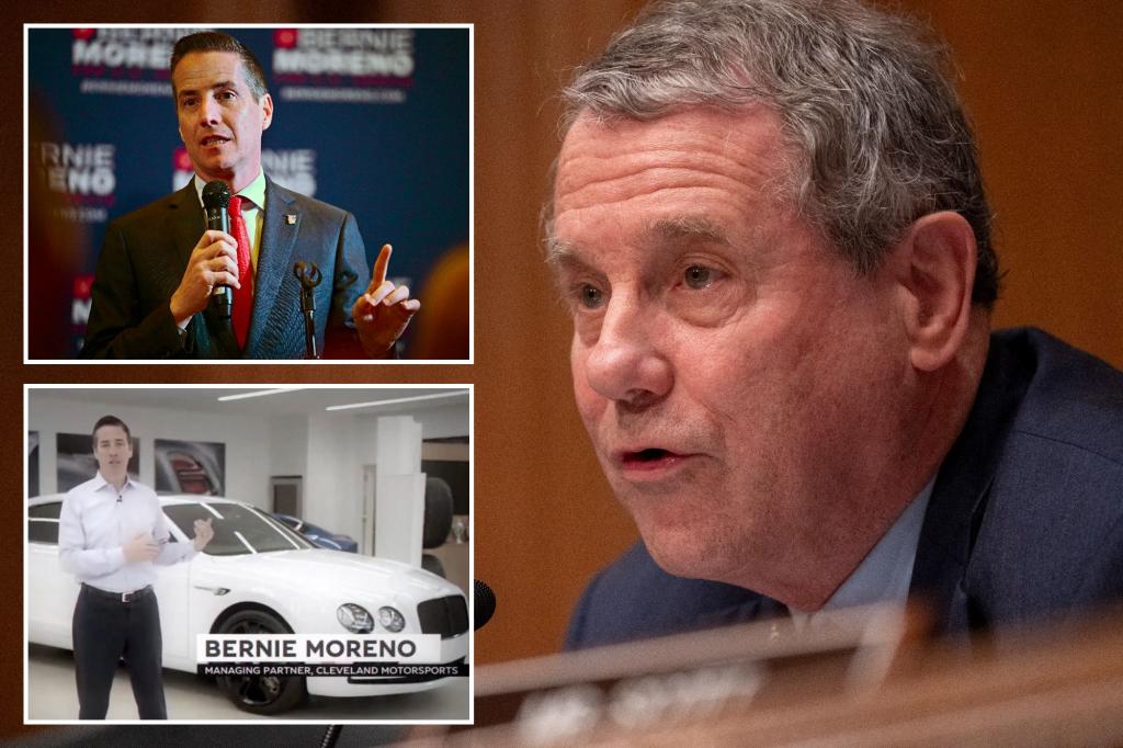 Sen. Sherrod Brown tells Ohio voters not to trust GOP 'car salesman' Moreno