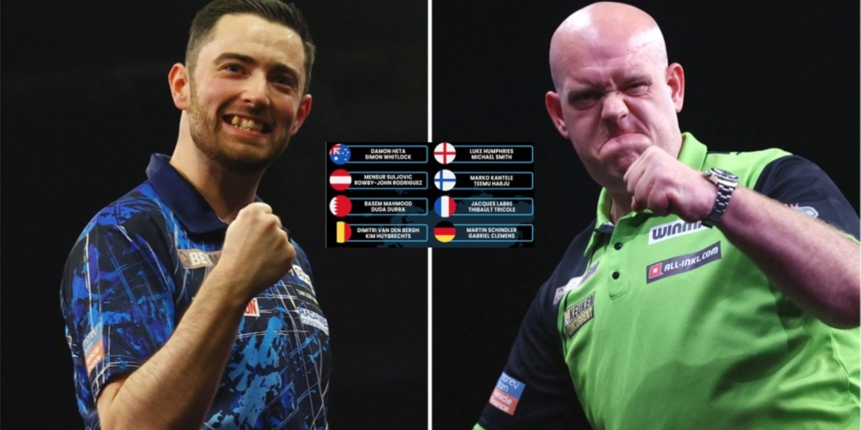 Every Pairing at 2024 World Cup of Darts