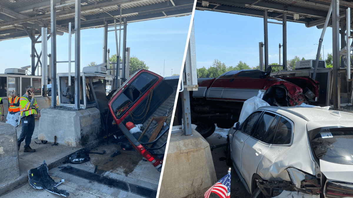 Bedford, NH toll plaza crash injures 3 people