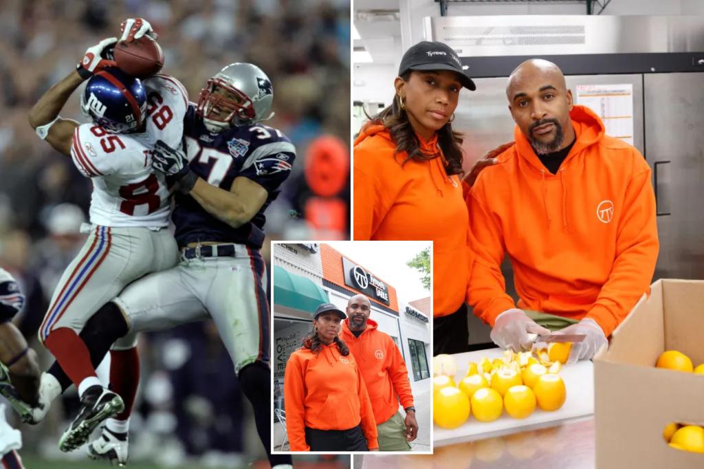 NY Giants ‘helmet catch’ hero David Tyree blows nearly $500K after failed juice store venture