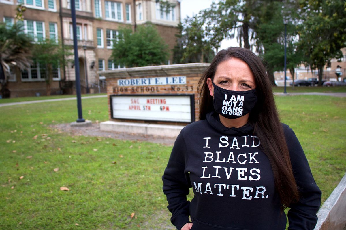 Florida Republicans terrorized a teacher because of a Black Lives Matter flag. She hit back and won