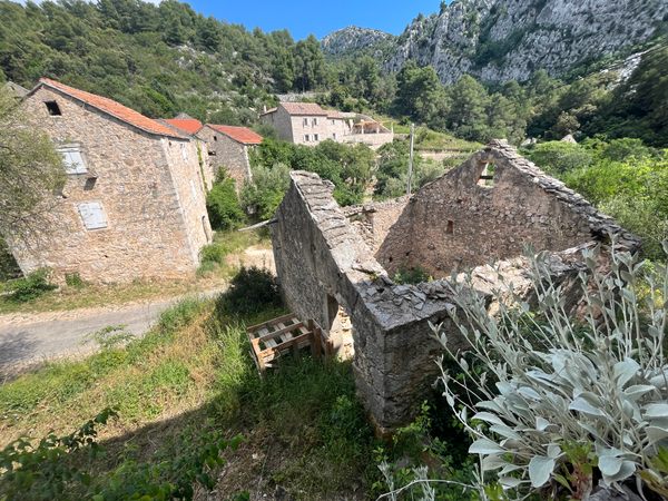 Abandoned Village of Malo Grablje in Malo Grablje, Croatia