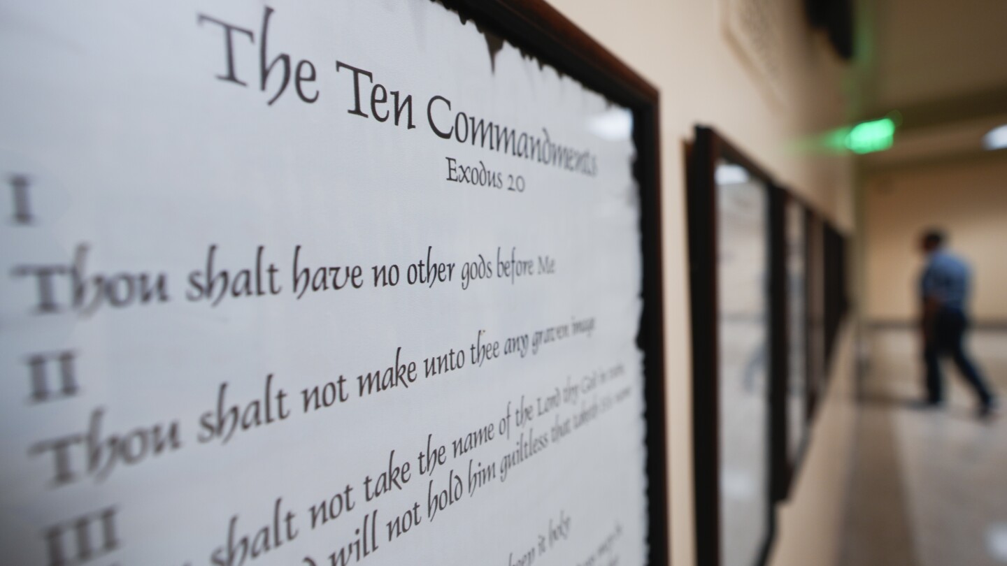 Louisiana's Ten Commandments law churns old political conflicts