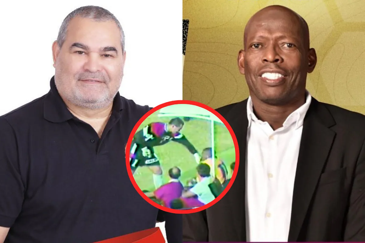 Pelea del 'Tino' Asprilla y José Luis Chilavert antes del Colombia vs. Paraguay de Copa América 2024