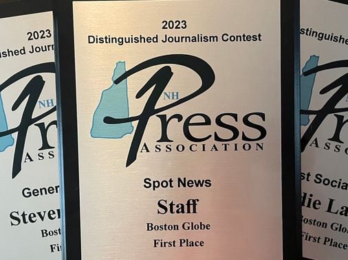 Boston Globe New Hampshire wins 9 NH Press Association awards for excellence in journalism