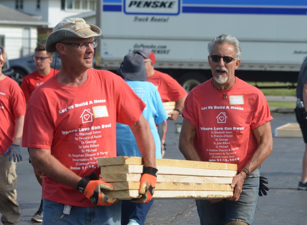 Parishes in join together for Habitat for Humanity home build