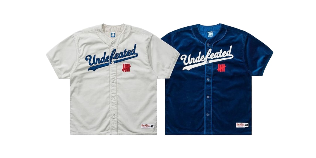 UNDEFEATED Enters the MLB With Corduroy Baseball Jersey