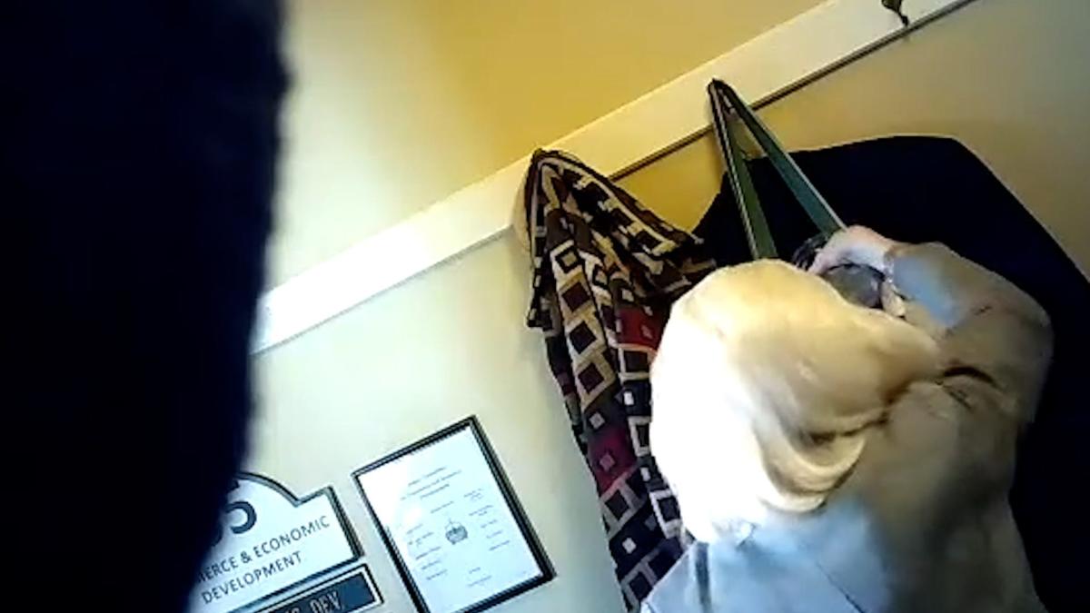 Video shows Vermont state rep secretly pouring water in colleague's bag for months