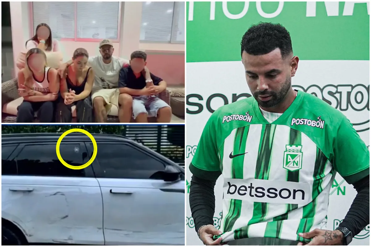 Atacan a bala camioneta de Edwin Cardona cuando iba con su familia