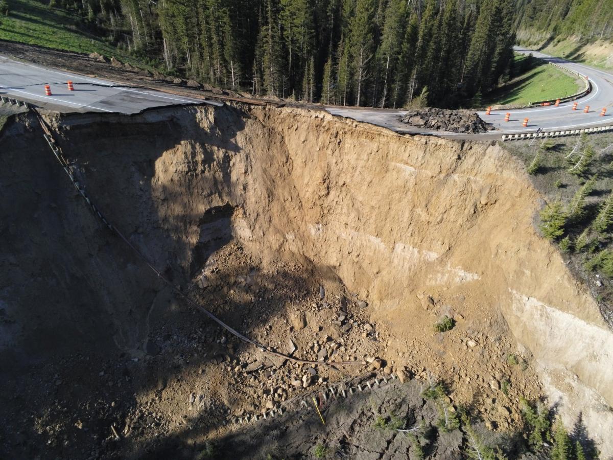 Landslide leads to ‘catastrophic failure’ of popular Wyoming mountain pass highway