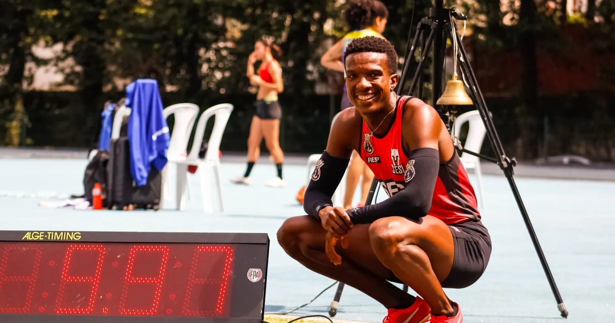 Felipe Bardi é o novo recordista sul-americano dos 100m