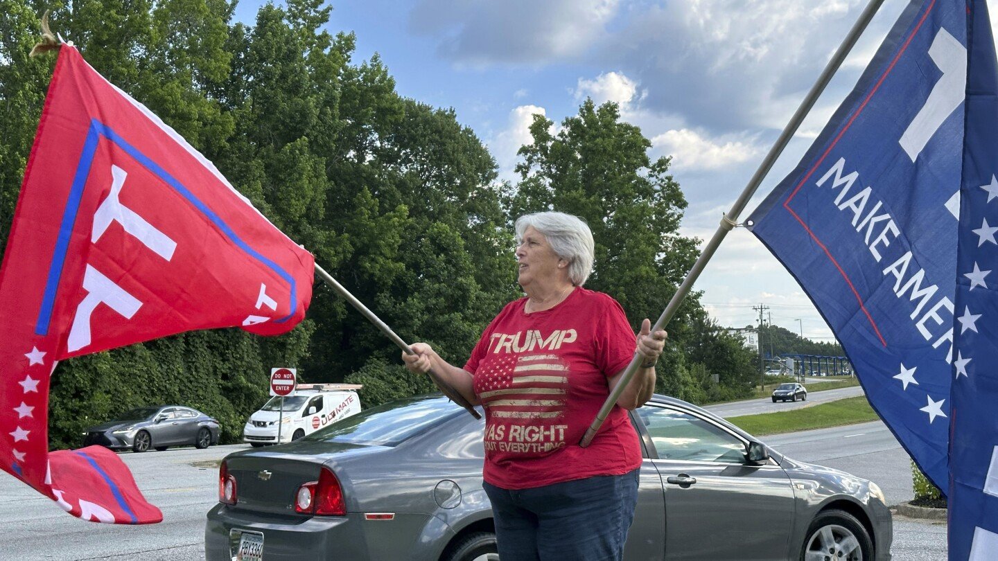 Presidential debate: Biden and Trump work to win over wary Georgia voters