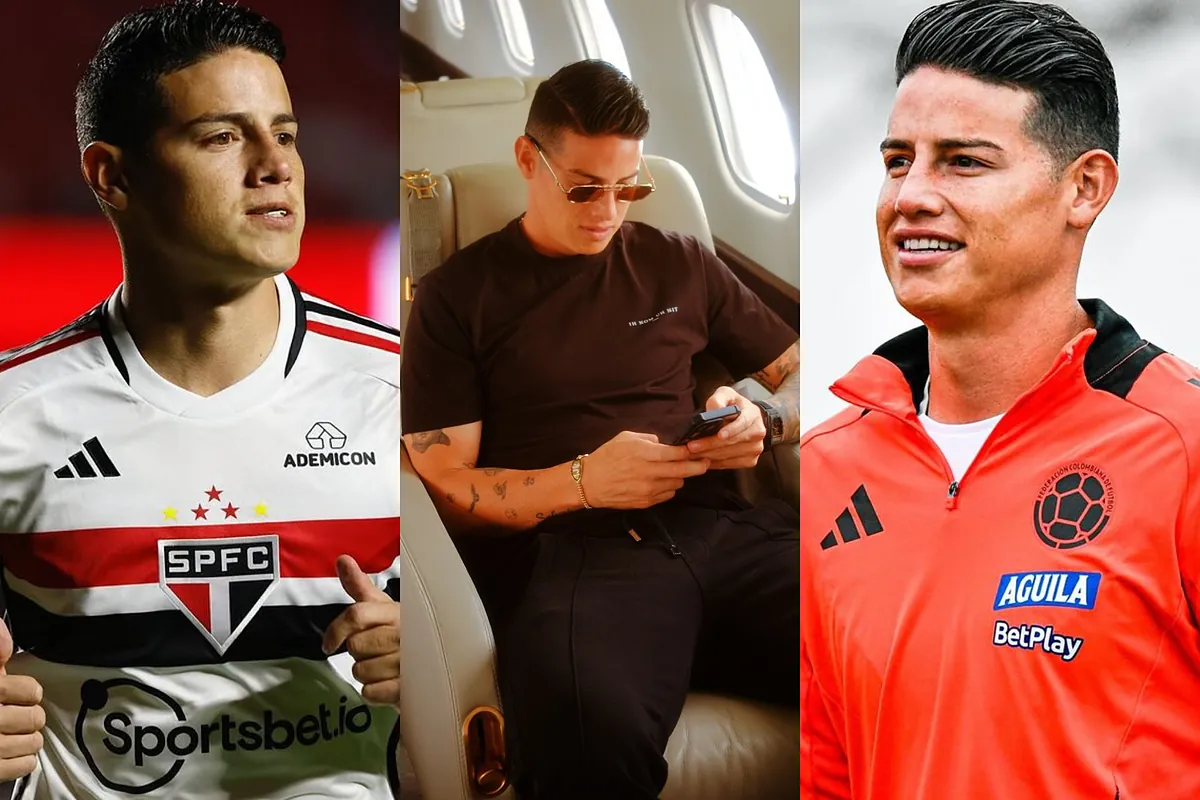 James se va molesto con São Paulo: no lo tienen en cuenta y viaja con Colombia para la Copa América