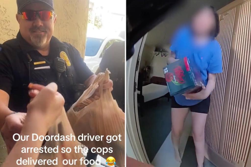 Arizona cops deliver groceries after busting DoorDash driver on his way to customer's house