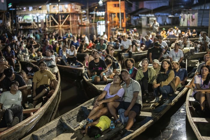 Poor neighborhood in Peru's Amazon region hosts film festival celebrating tropical forests