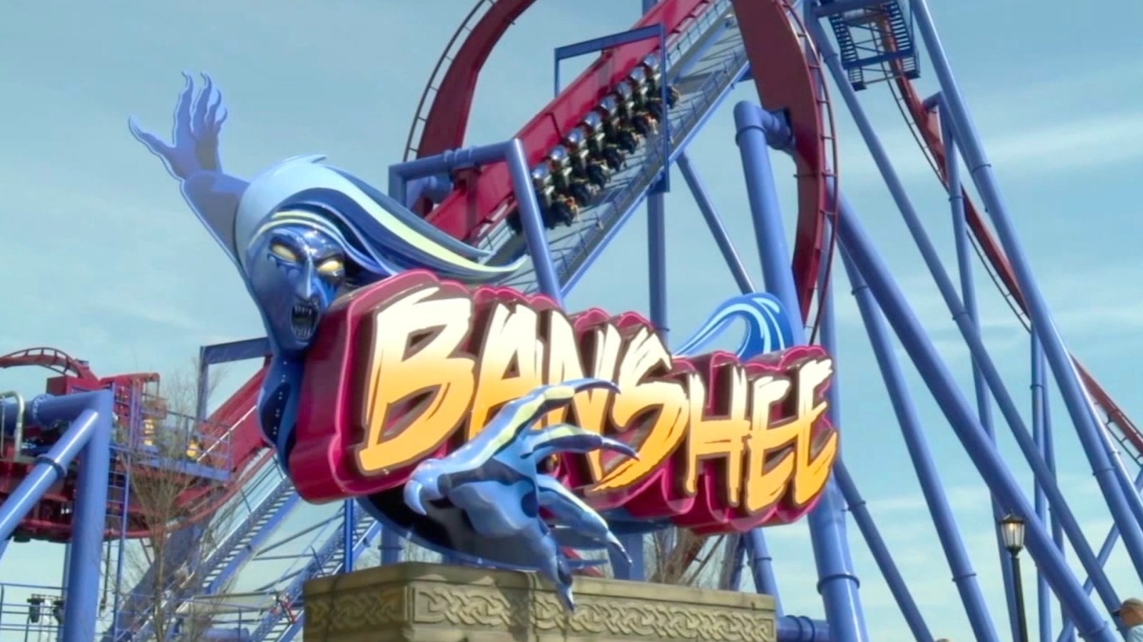 Man critically injured after being struck by roller coaster