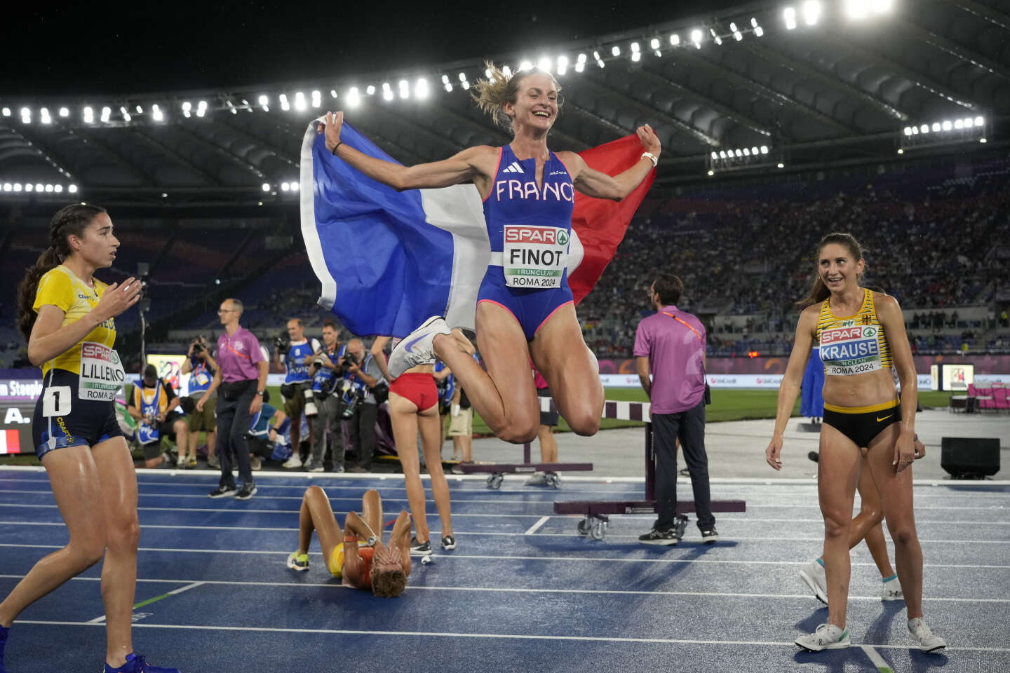 Après une course contre les juges et le temps, Alice Finot savoure son premier titre lors des championnats d’Europe d’athlétisme