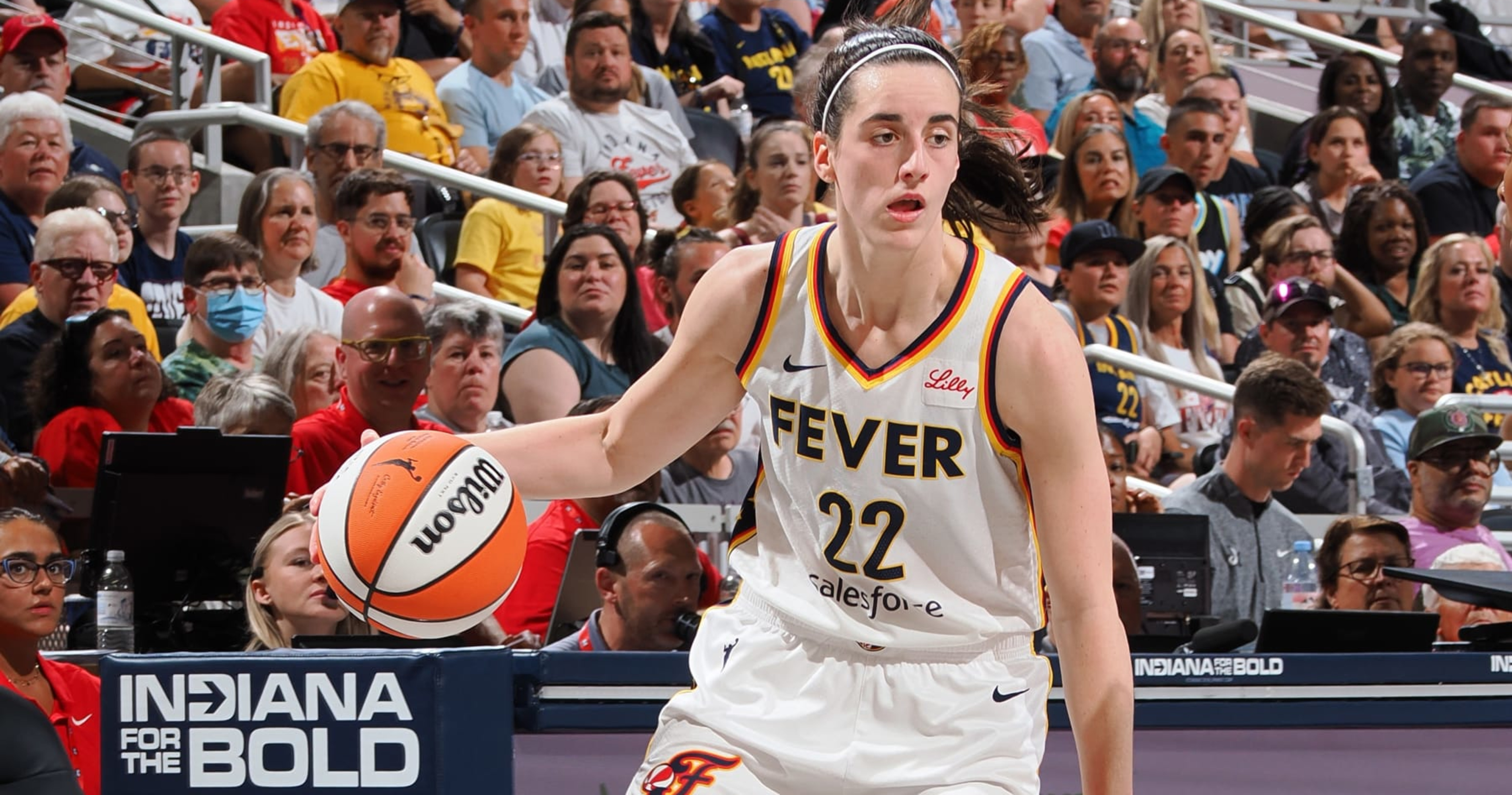 Caitlin Clark's Double-Double Leads Fever Past Mystics, WNBA Fans Hype Winning Streak