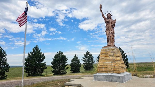 Statue of Liberty Replica in Harlan, Kansas