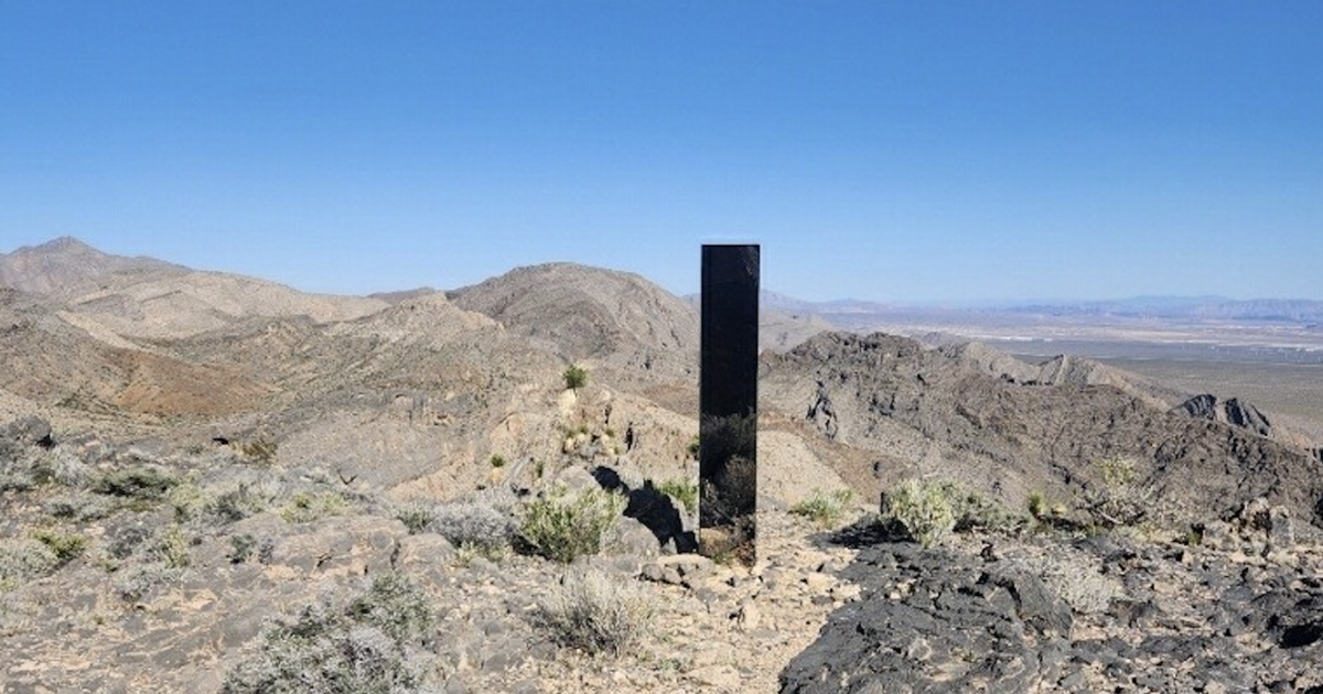 "Mysterious" monolith appears in Nevada desert, police say