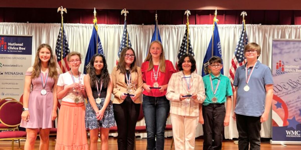 Delong Middle School student named Wisconsin Civics Bee champion