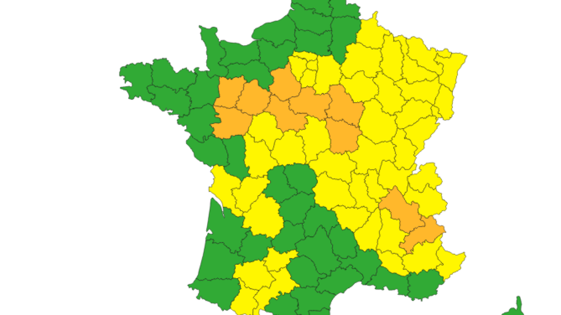 Météo : les vigilances rouges aux crues sont levées mais 11 départements restent en orange