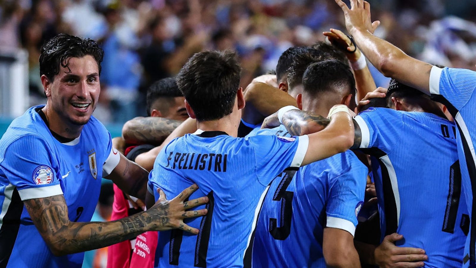 Uruguay inicia su presentación en la Copa América con goleada ante Panamá