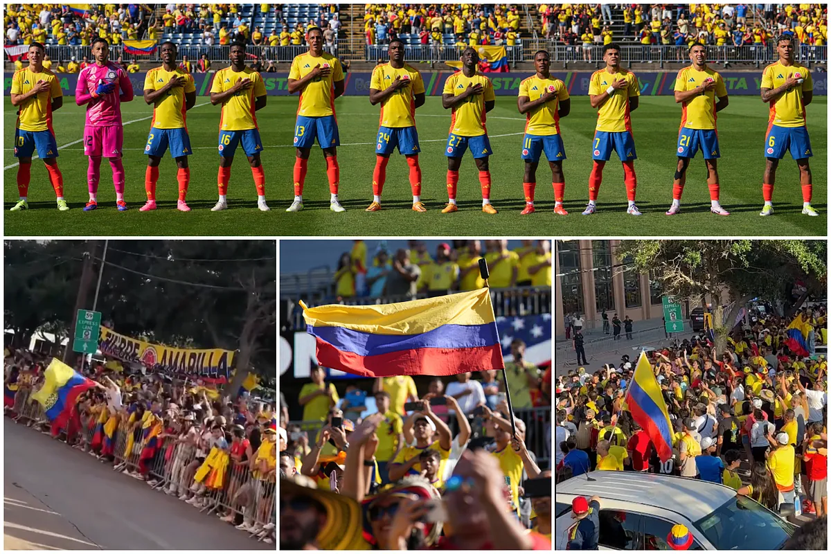 Colombia detrás de Argentina: los hinchas colombianos asombran en la Copa América 2024