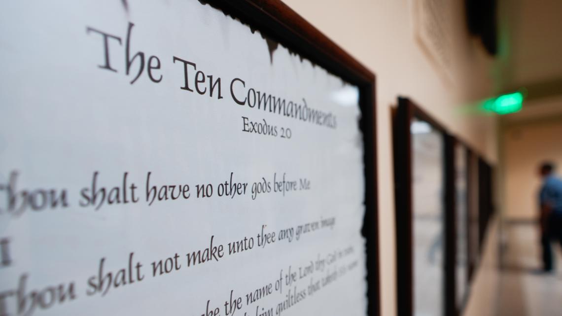 Louisiana sued by civil liberties groups over new Ten Commandments law