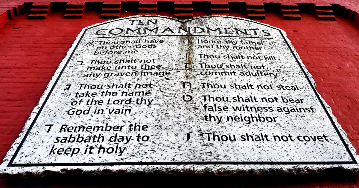 Louisiana parents sue over placing Ten Commandments in schools