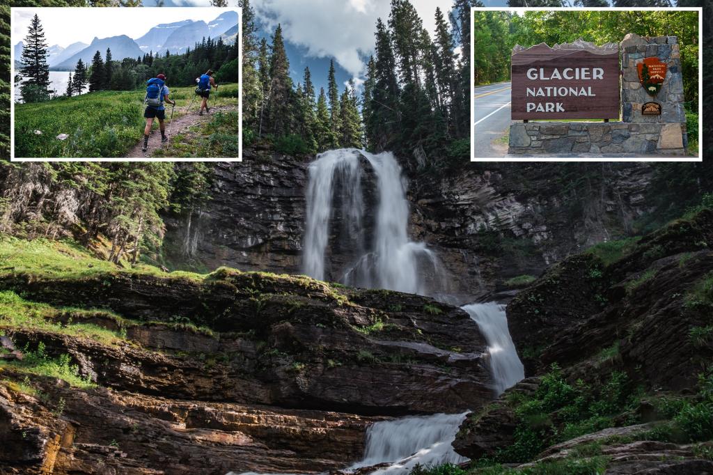 Hiker, 26, dies after getting swept over waterfall at Glacier National Park