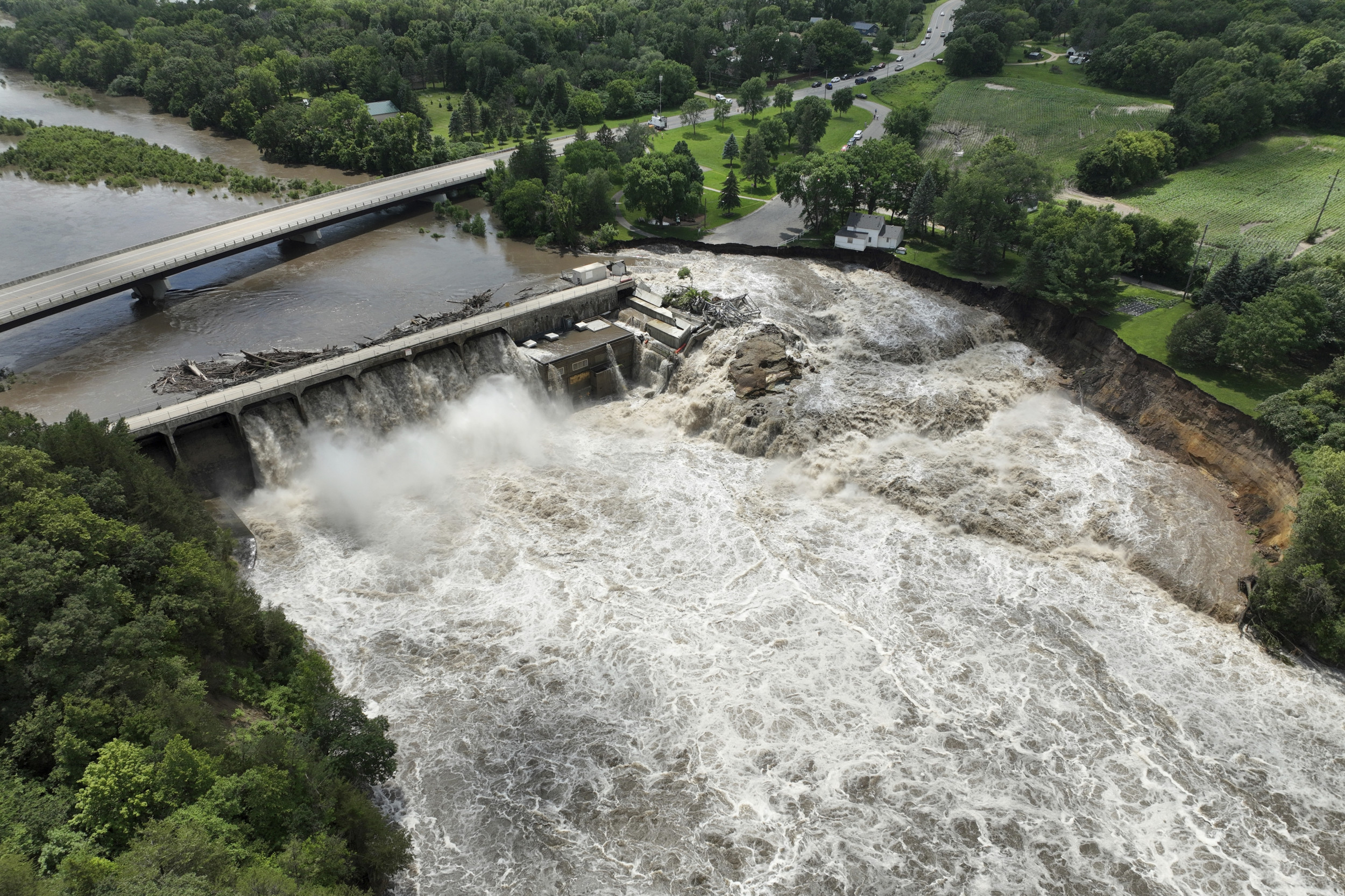 Minnesota Dam Update As Flood Risks Washing Homes Away