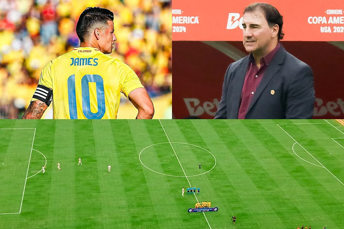 James y Lorenzo se quejan del mal estado del campo en el debut de Colombia en Copa América