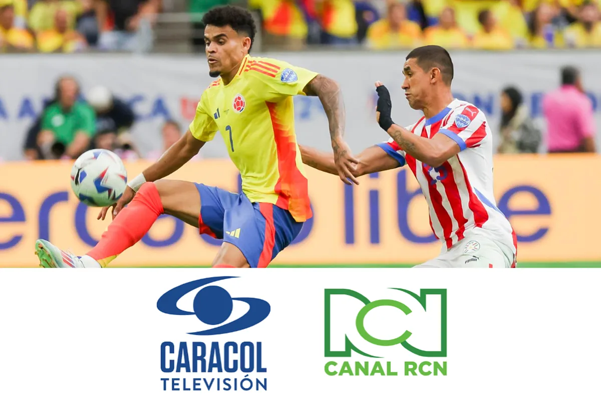 Caracol TV sí goleó a Canal RCN en rating del partido Colombia vs. Paraguay por Copa América 2024