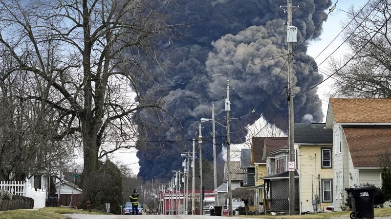 NTSB slams Norfolk Southern for controlled burn of toxic chemicals after Ohio derailment