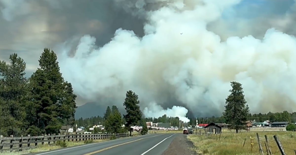 Growing wildfire in central Oregon chars 1,700 acres, prompts evacuations