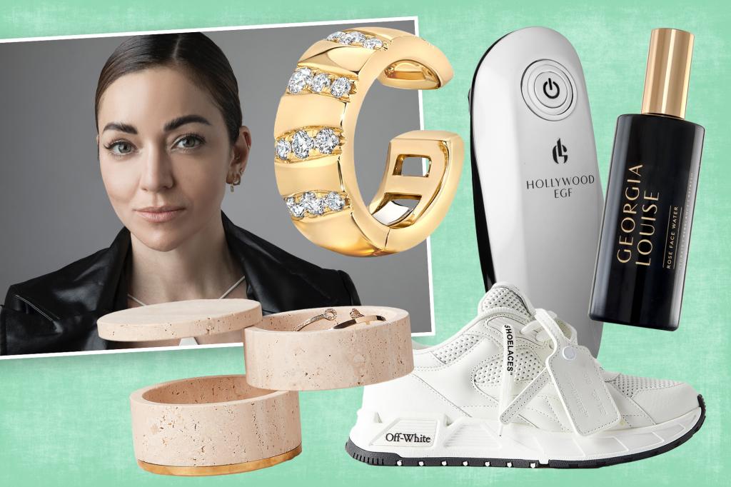 Esthetician Georgia Louise's favorite flares, freeze tools and fancy sneakers
