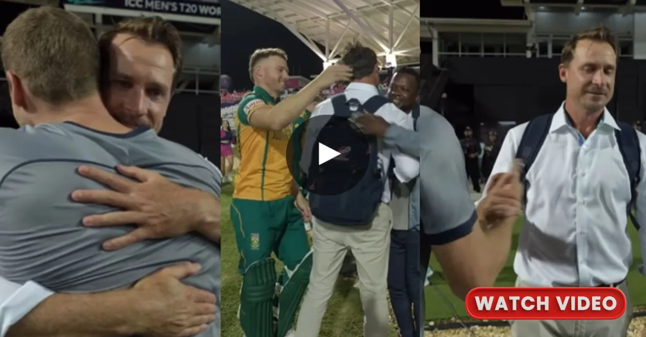 WATCH: Dale Steyn joins South African players after their historic semifinal win over Afghanistan in T20 World Cup 2024