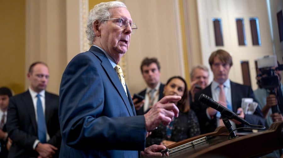 McConnell breaks with Trump on vilification of Biden