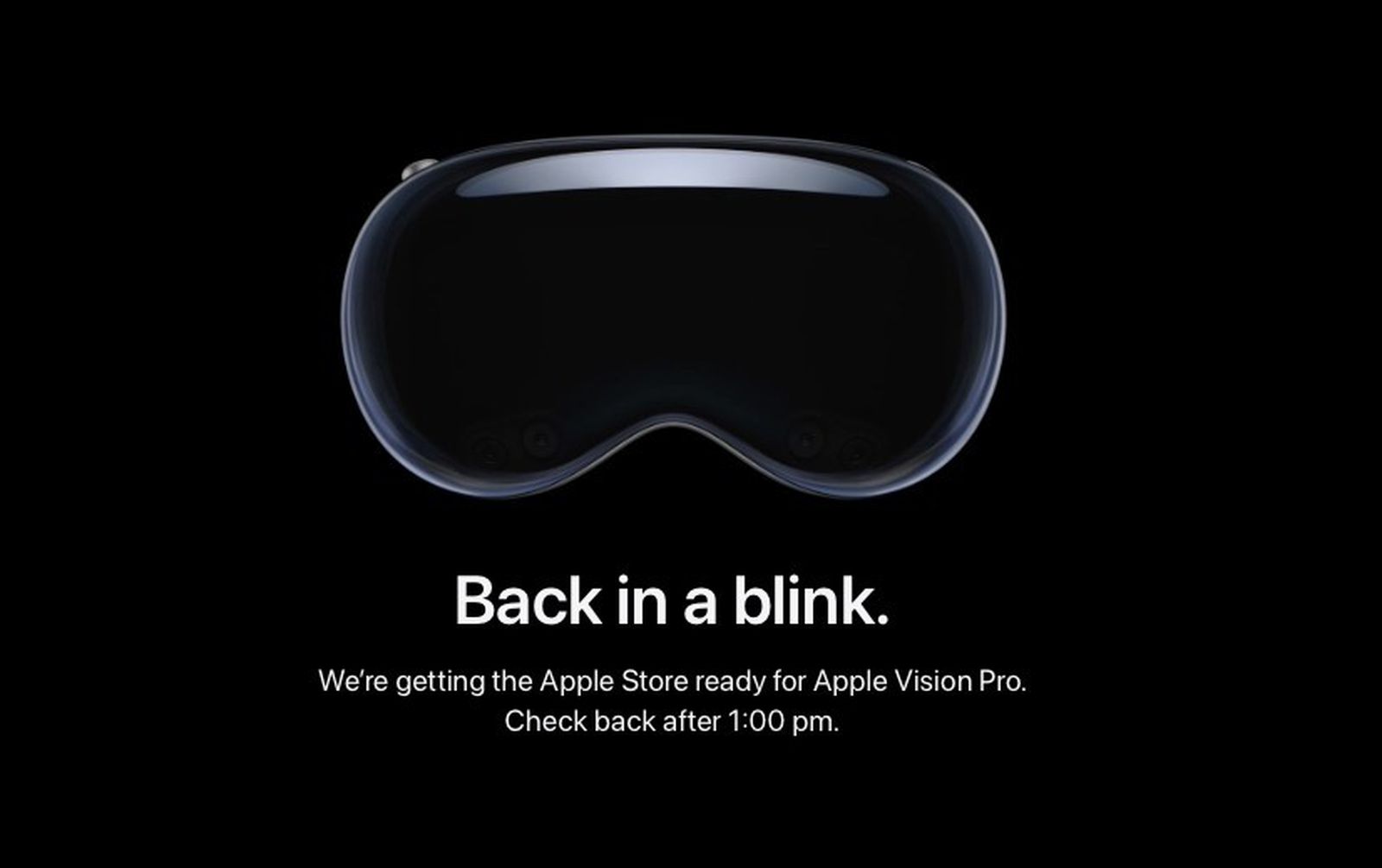 Apple Store Down in UK, Canada, and Other Countries Ahead of Vision Pro Pre-Orders [Update: It's Back Up]