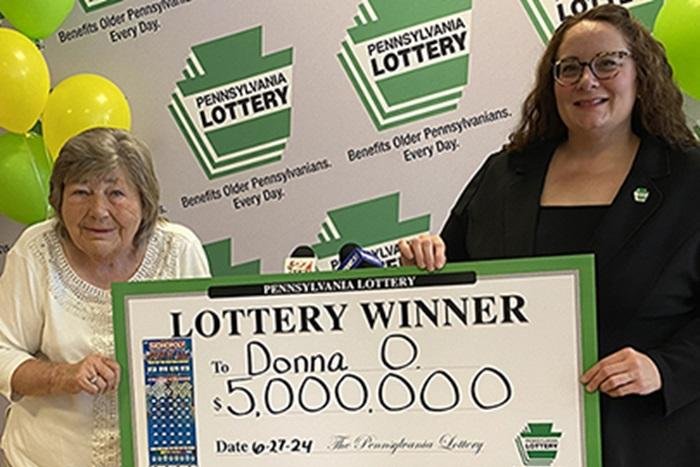 Pennsylvania woman wins $5M from birthday lottery ticket