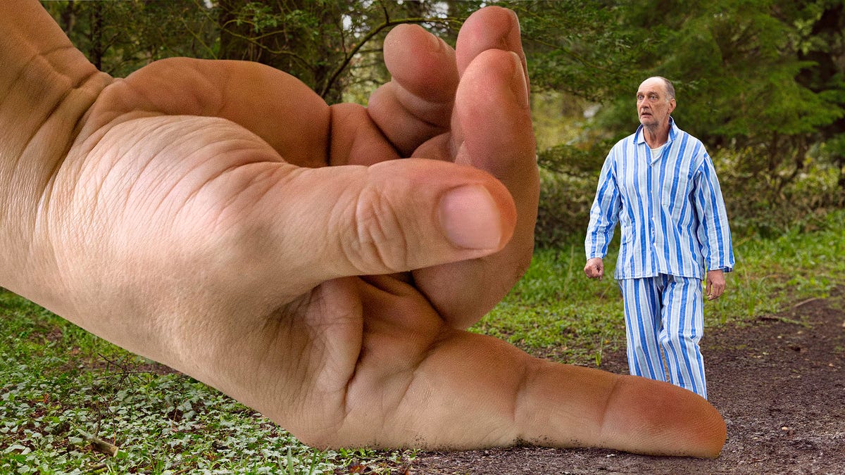 Report Links Climbing Onto Enormous Index Finger With Being Whisked Away To Kingdom Of Giants