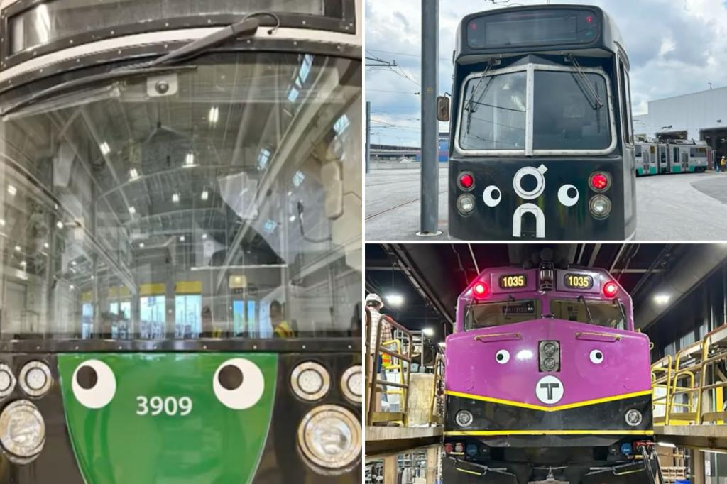 Boston trains get ‘googly eyes,’ give riders ‘joy’ on their commutes