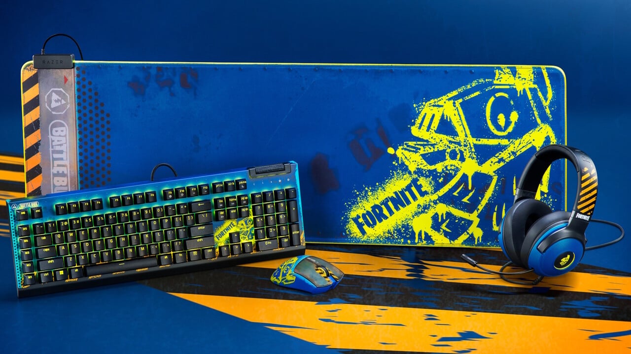 Razer Fortnite Edition: Blaues Game-Design verspricht „OG Battle Bus Vibe“