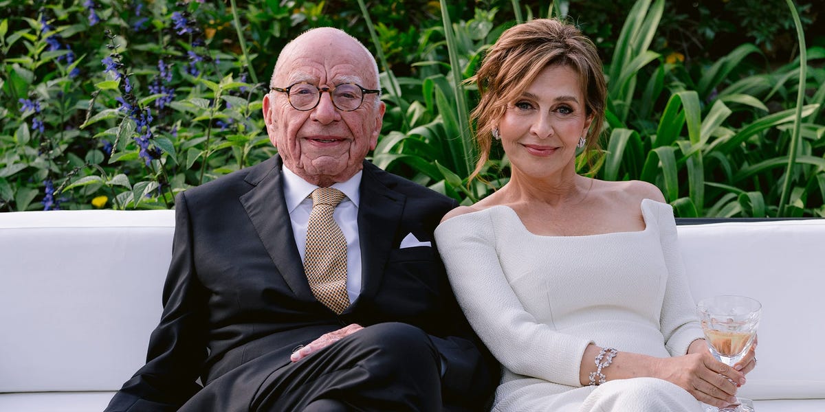 Rupert Murdoch and Elena Zhukova get married at his California vineyard