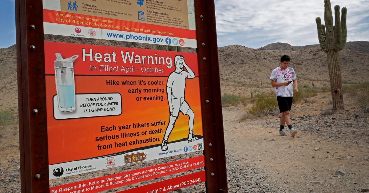 Southwest U.S. to Bake in First Heat Wave of Season, With Highs Topping Record Breaking 110 Degrees