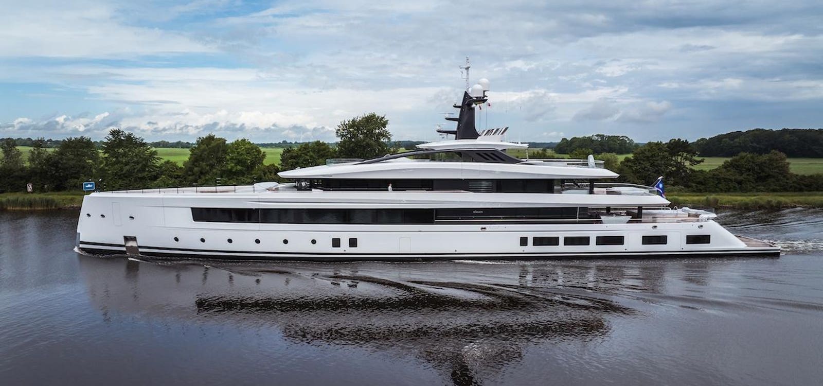 Newest 269-Foot-Long Lürssen Superyacht Embarks On Maiden Voyage