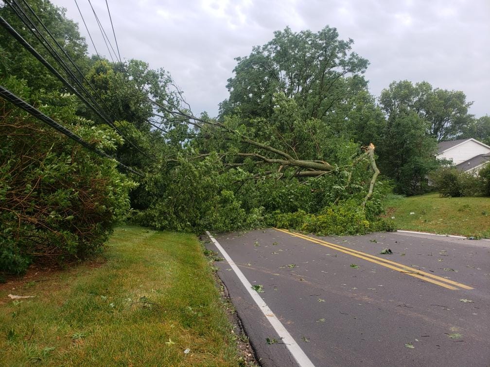 'Supercell' knocks out power to tens of thousands in southern Indiana