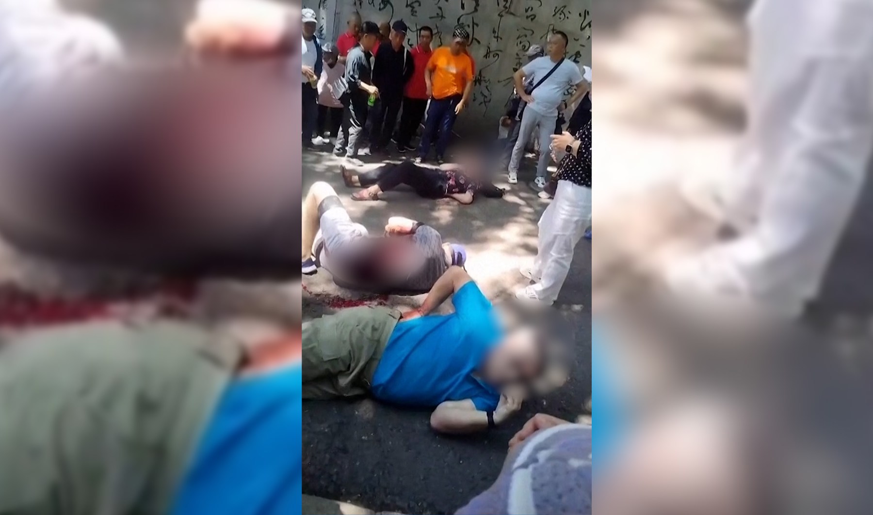 Video: Four US college tutors stabbed in northern China